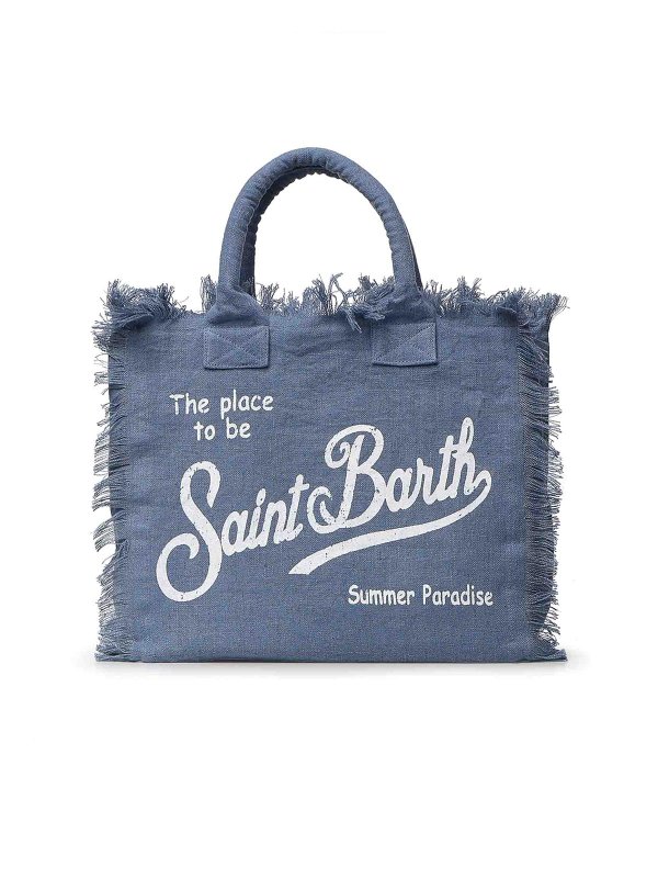 MC2 SAINT BARTH: トートバッグ - トートバッグ - デニム