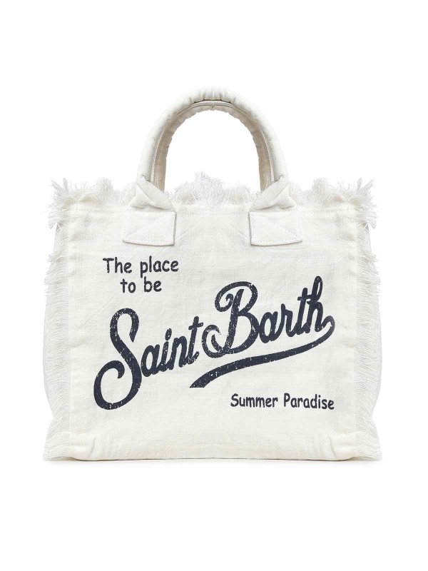 MC2 SAINT BARTH: Handtaschen online - Shopper - Weiß