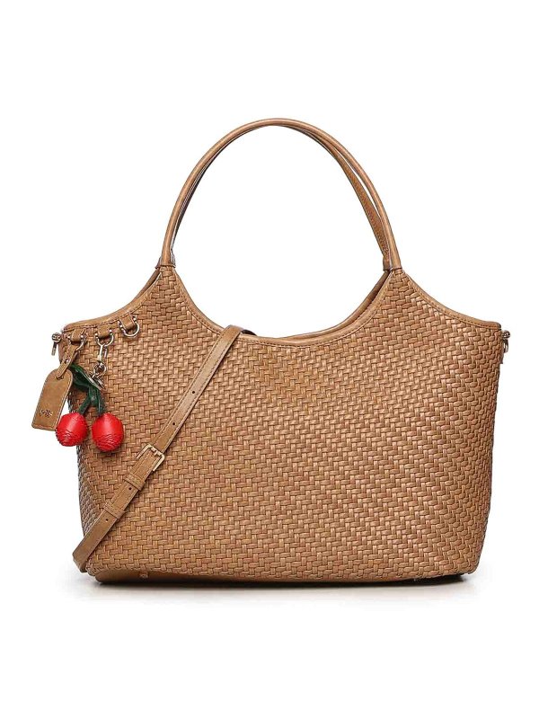 v°73: Handtaschen - Shopper - Beige