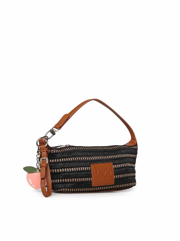 Borsa a tracolla con logo shop online: v°73