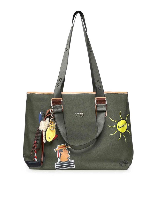 v°73: Handtaschen - Shopper - Grün