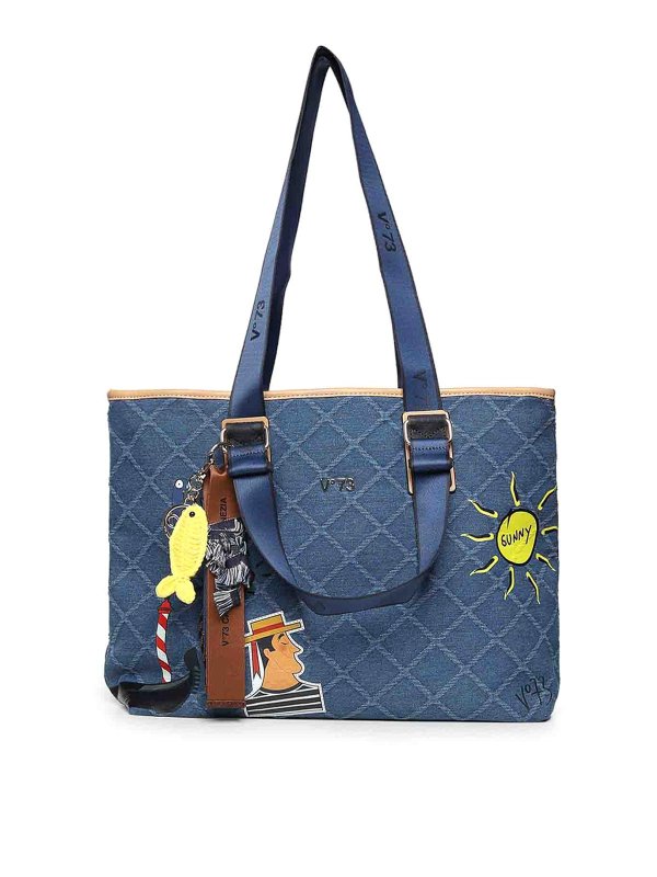 v°73: Handtaschen - Shopper - Denim