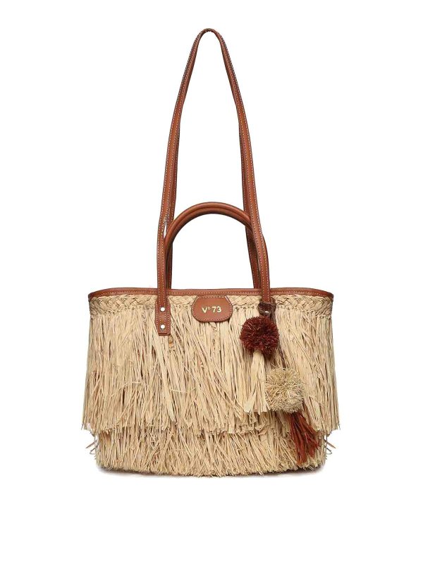 v°73: Handtaschen - Shopper - Beige