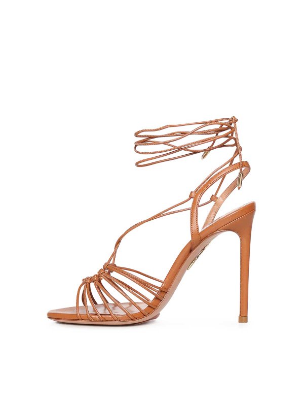 The Best Shops Aquazzura: サンダル - サンダル - ブラウン