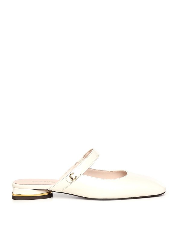 COCCINELLE: Zapatos chinelas - Chinelas - Beis