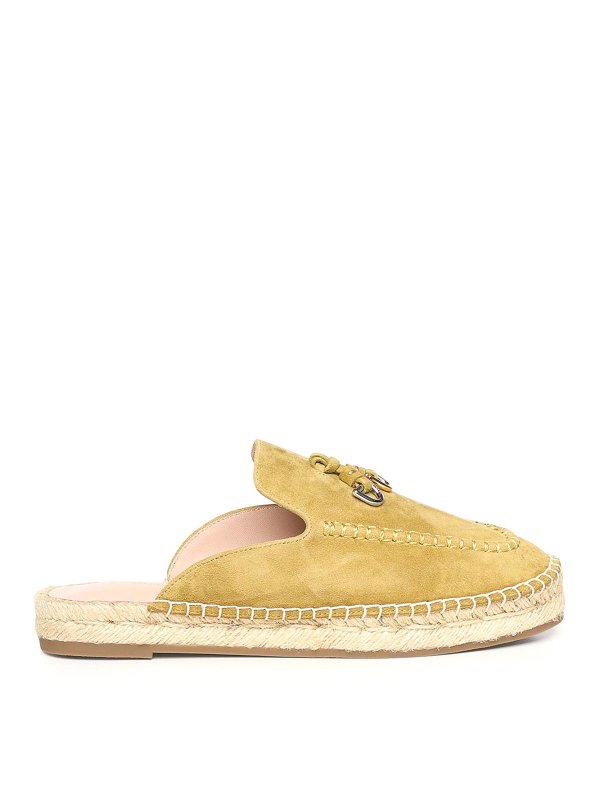 COCCINELLE: espadrilles - Suede Loop Espadrilles