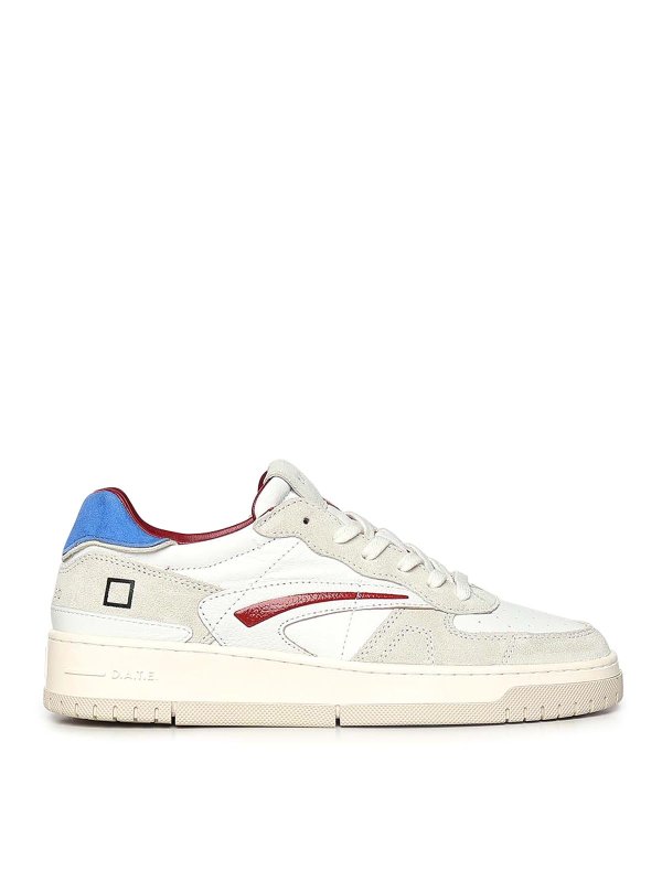 D.A.T.E.: Chaussures de sport - Baskets - Bleu