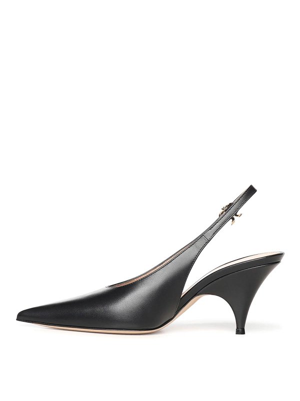 The Best Shops Gianvito Rossi: sandals - Sofia Leather Slingback