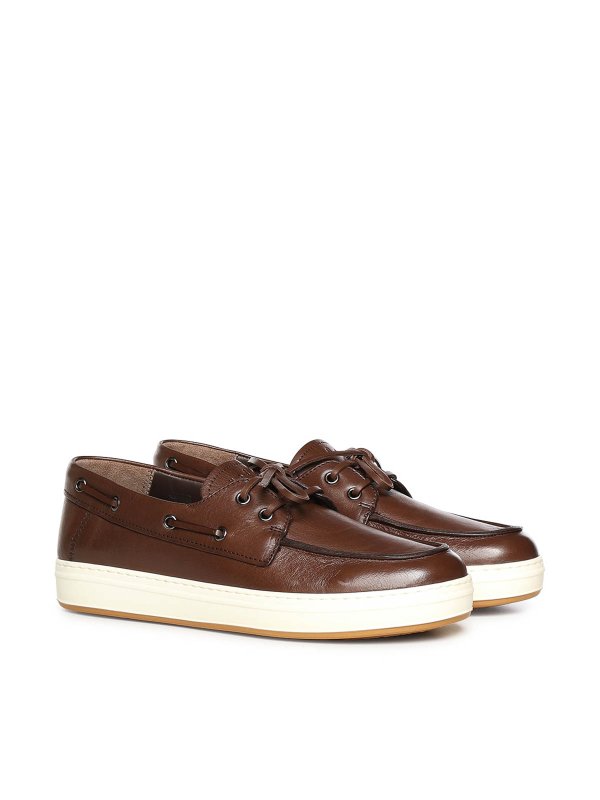 編み上げ靴 - ブラウン shop online: HOGAN