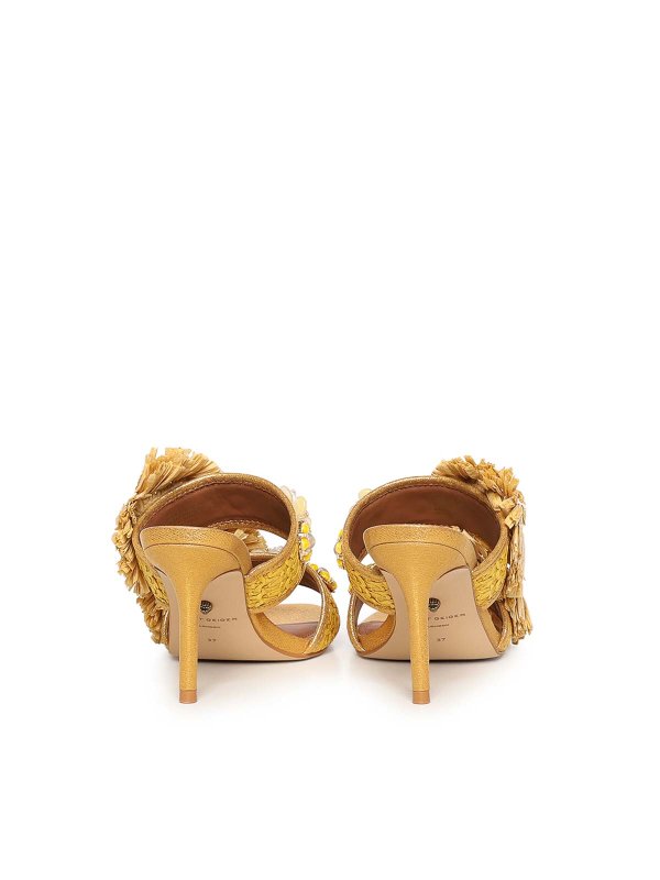KURT GEIGER: Zapatos chinelas online - Chinelas - Amarillo