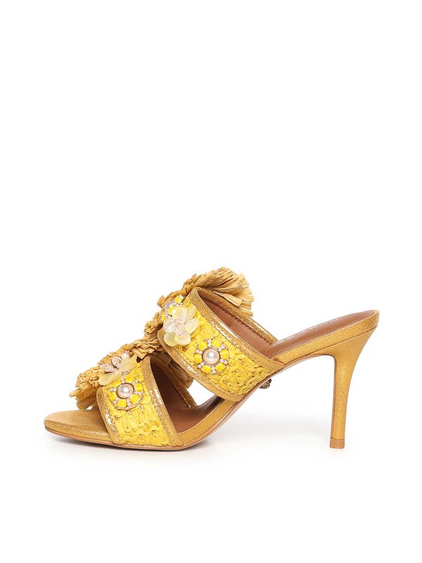The Best Shops KURT GEIGER: Zapatos chinelas - Chinelas - Amarillo