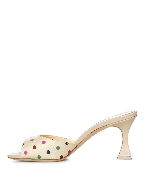 The Best Shops MANOLO BLAHNIK: ミュール - ミュール - クリーム