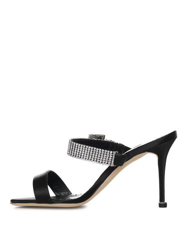The Best Shops MANOLO BLAHNIK: Zapatos chinelas - Chinelas - Negro
