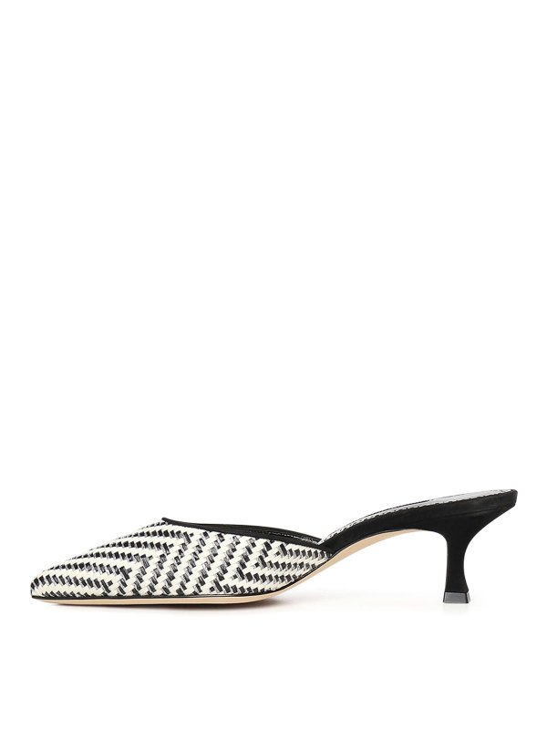 The Best Shops MANOLO BLAHNIK: Mules - Mules - Weiß