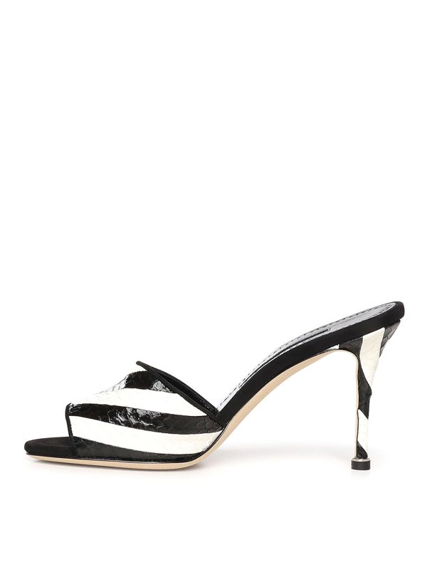 The Best Shops MANOLO BLAHNIK: Mules - Mules - Weiß