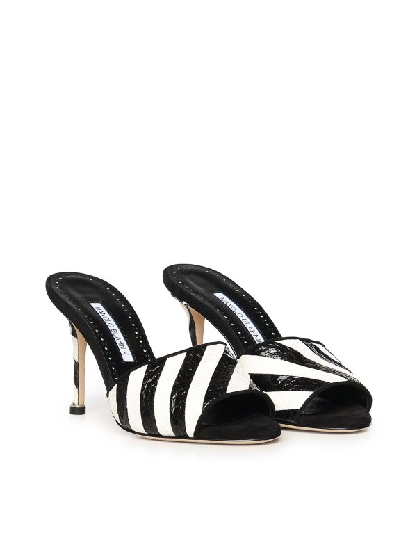 Mules - Weiß shop online: MANOLO BLAHNIK