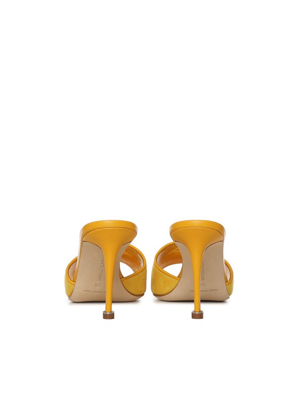 MANOLO BLAHNIK: ミュール online - ミュール - イエロー