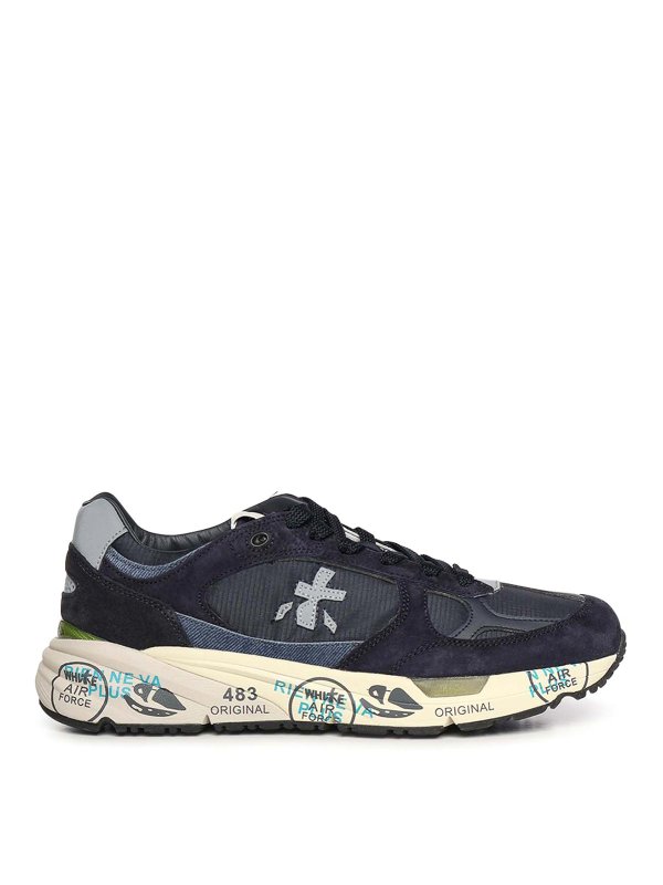 PREMIATA: Chaussures de sport - Baskets - Bleu
