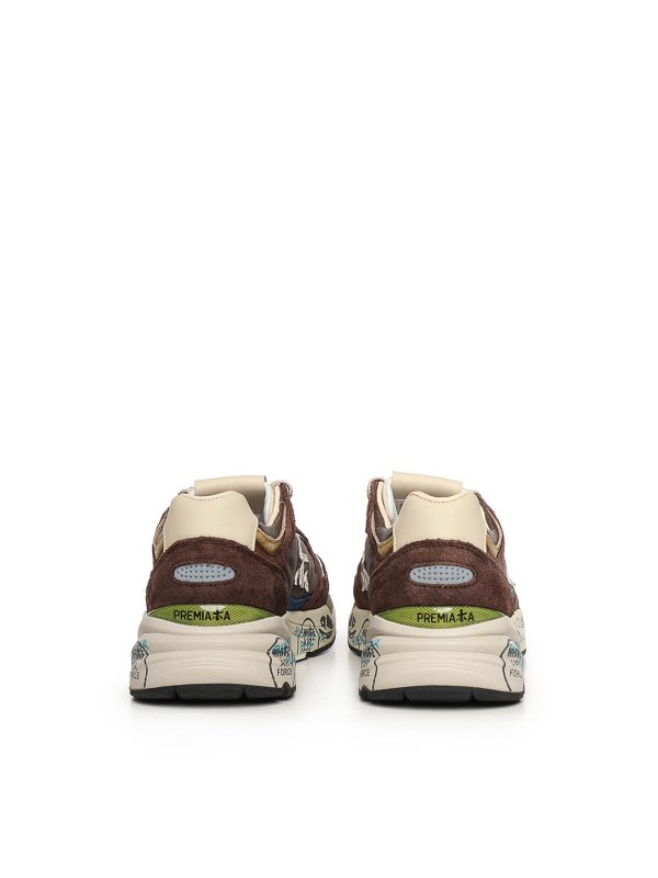PREMIATA: Chaussures de sport online - Baskets - Marron