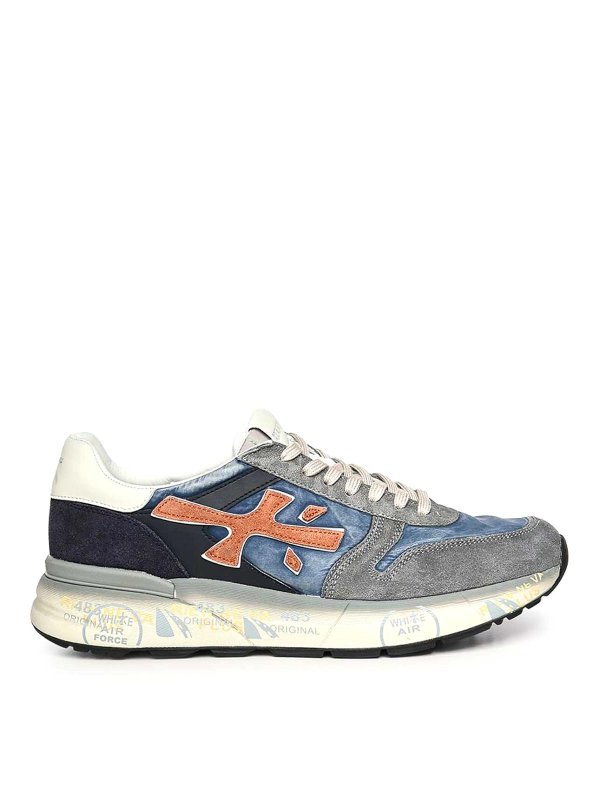 PREMIATA: Chaussures de sport - Baskets - Bleu