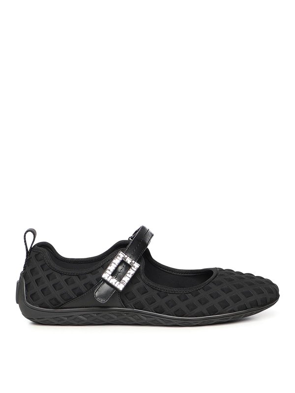 ROGER VIVIER: フラットシューズ - フラットシューズ - 黒