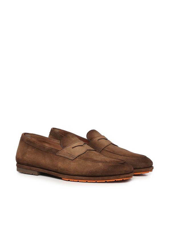 ローファー - ブラウン shop online: SANTONI