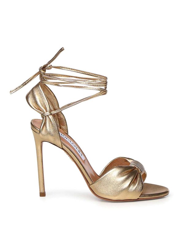 Aquazzura: サンダル - サンダル - 金
