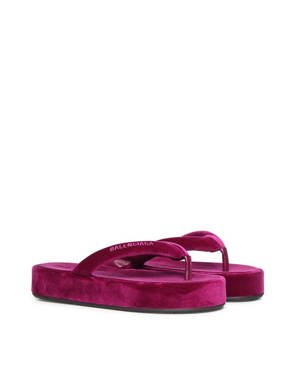 サンダル - 紫 shop online: BALENCIAGA