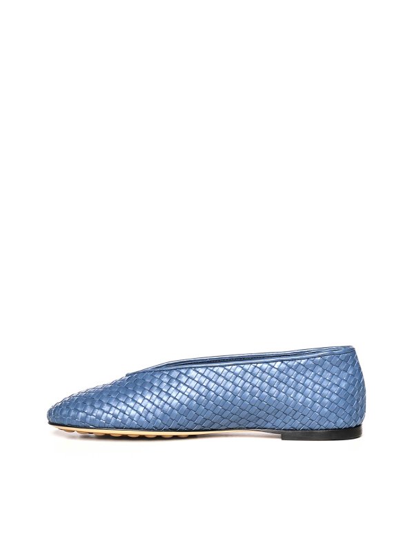 The Best Shops BOTTEGA VENETA: フラットシューズ - フラットシューズ - ブルー