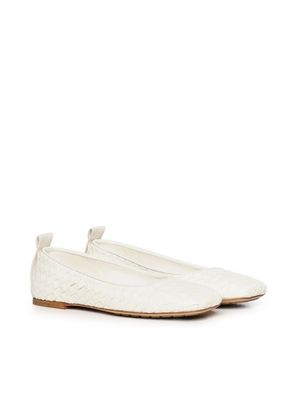 Bottega Veneta フラットシューズ - 白|868206V2ED09117
