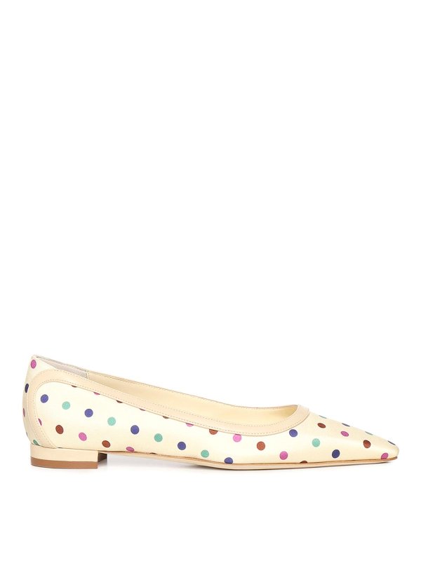 MANOLO BLAHNIK: サンダル - サンダル - クリーム