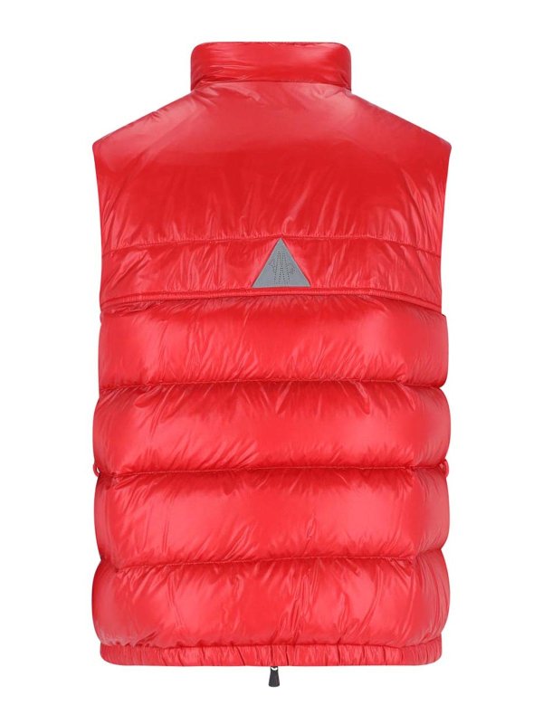 MONCLER: Westen online - Weste - Rot
