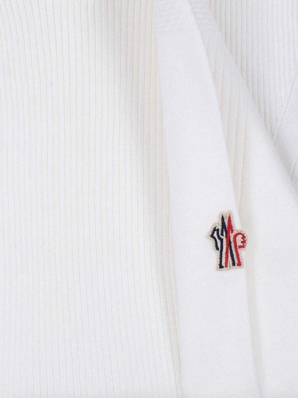 Rundhalspullover - Weiß shop online: MONCLER