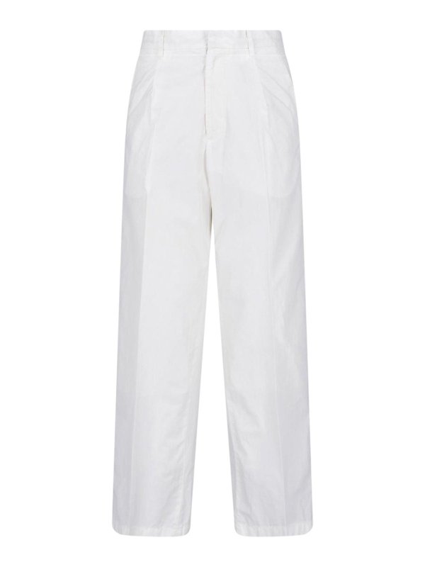 AURALEE: casual trousers - Straight trousers