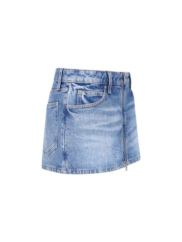 The Best Shops ALEXANDER WANG: Knielange und Midi Röcke - Midirock - Blau