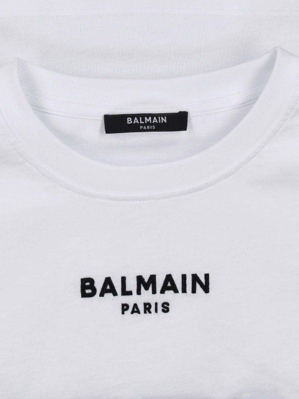The Best Shops Balmain: Camisetas - Camiseta - Blanco