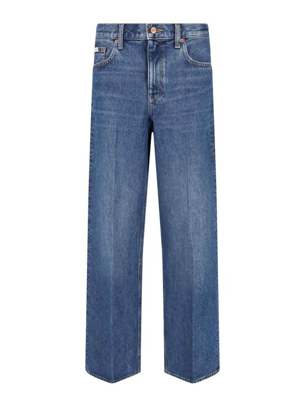 CALVIN KLEIN: Jeans Rectos - Vaqueros Rectos - Azul