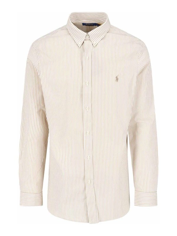 POLO RALPH LAUREN: シャツ - シャツ - クリーム