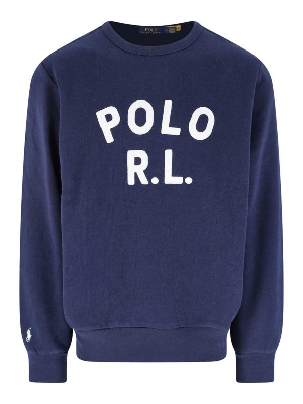 POLO RALPH LAUREN: スウェット＆セーター - スウェットシャツ/セーター - ブルー