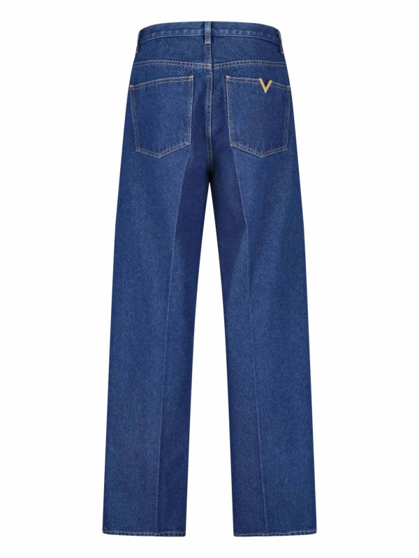 VALENTINO: Jeans Rectos online - Vaqueros Rectos - Azul