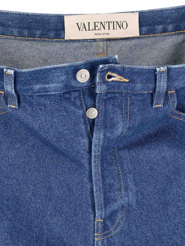 Vaqueros Rectos - Azul shop online: VALENTINO