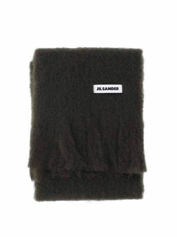 JIL SANDER: Schals online - Schal - Grün