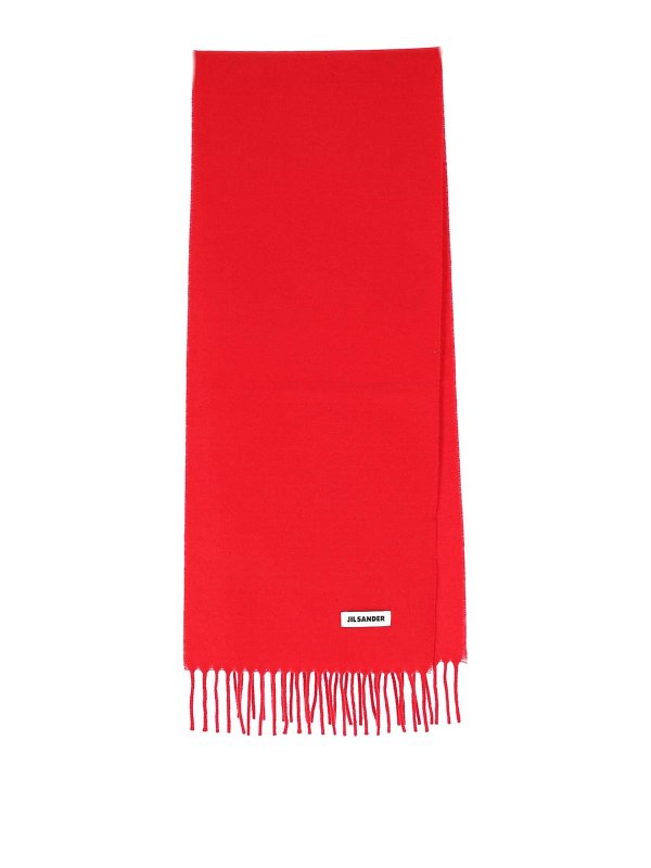 JIL SANDER: Écharpes - Écharpe - Rouge