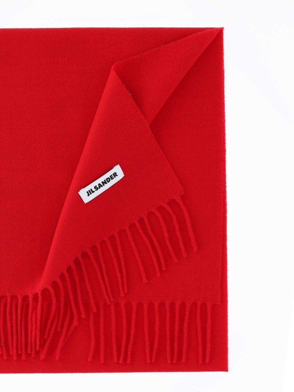 The Best Shops JIL SANDER: Écharpes - Écharpe - Rouge