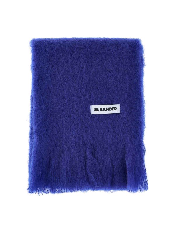 JIL SANDER: スカーフ online - スカーフ - ブルー