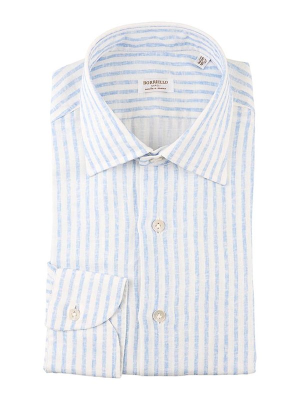 BORRIELLO NAPOLI: camicie - Camicia 100% Lino