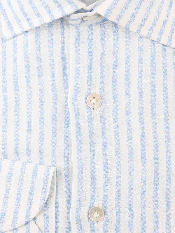BORRIELLO NAPOLI: camicie online - Camicia 100% Lino