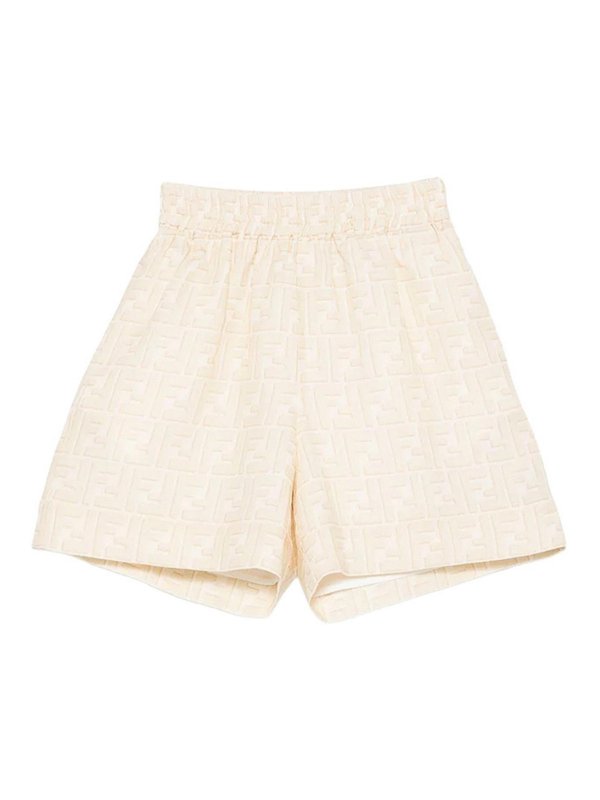 Fendi Jr: Hosen Shorts - Shorts - Braun