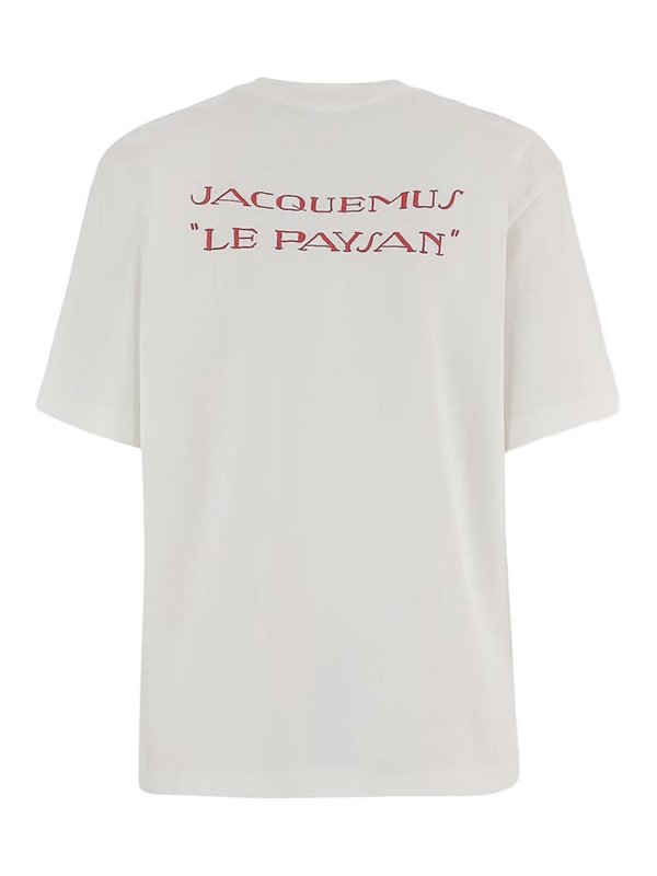 JACQUEMUS: T-shirts online - T-Shirt - Weiß