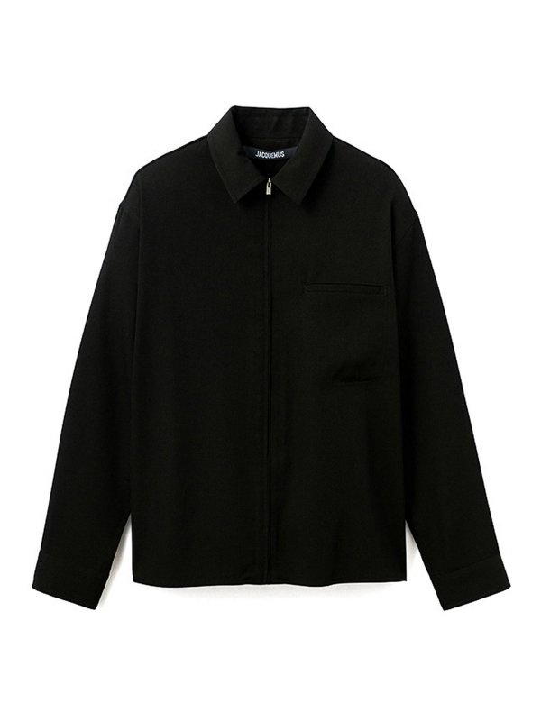 JACQUEMUS: Hemden - Hemd - Schwarz